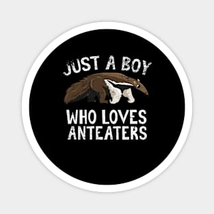 Just A Boy Who Loves Anteaters Magnet